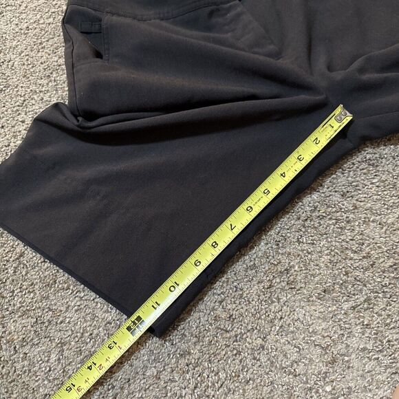 Swing Tech Bette & Court Golf Shorts Womens 8 Bermuda Modest Slim black Buckle M - Picture 8 of 10